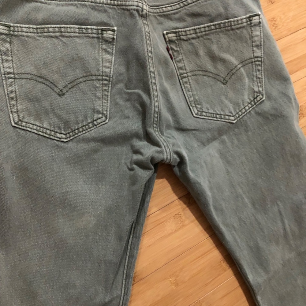 Levi’s 501 men’s jeans canton green 29x30 100% cotton - Picture 7 of 13